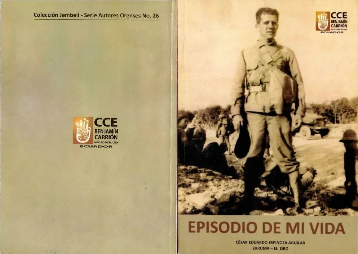 Portada y contraportada del libro Episodio de mi vida