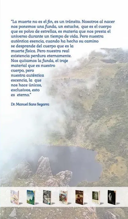 Contraportada del libro Transición REFLEXIONES ANÉCDOTAS Y VIVENCIAS