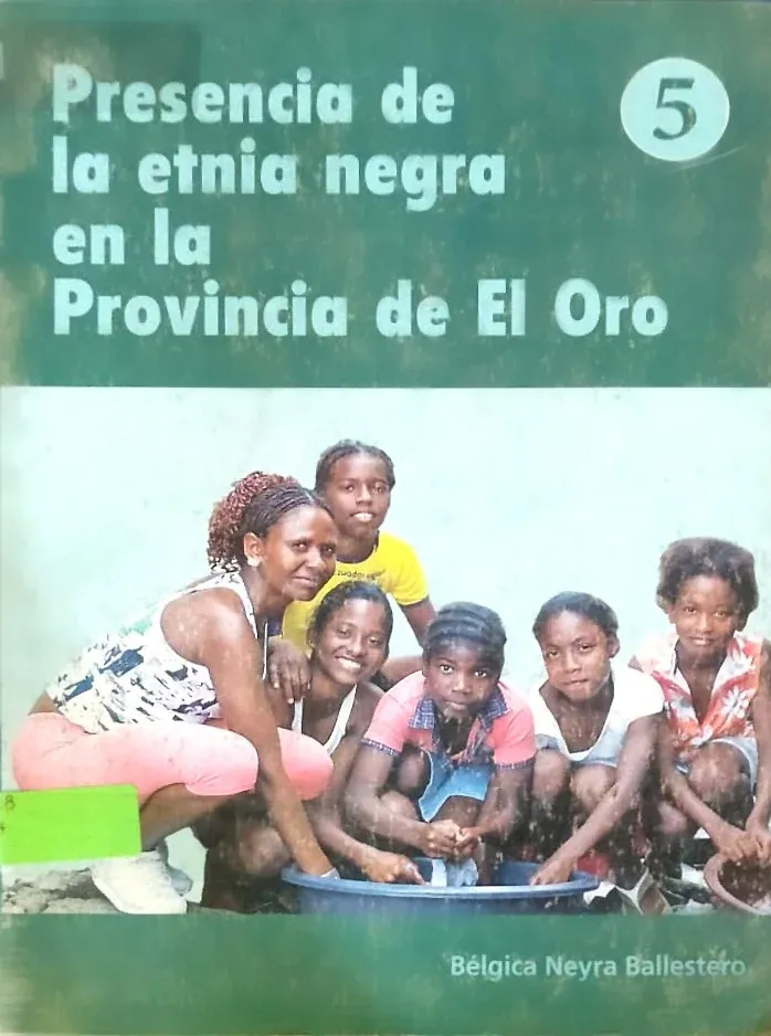 Portada del libro Presencia de la Etnia Negra en la Provincia de El Oro