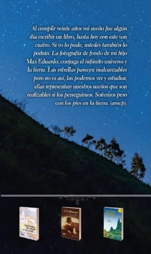 Contraportada del libro Anécdotas, vivencias y algo más...3