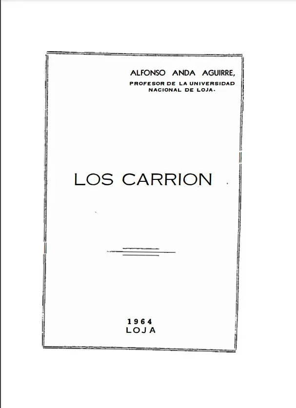 Portada del Libro Los Carrión